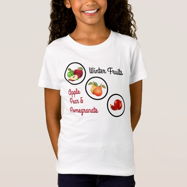 Camiseta Maçãs, Peras & Romãs (Frente)