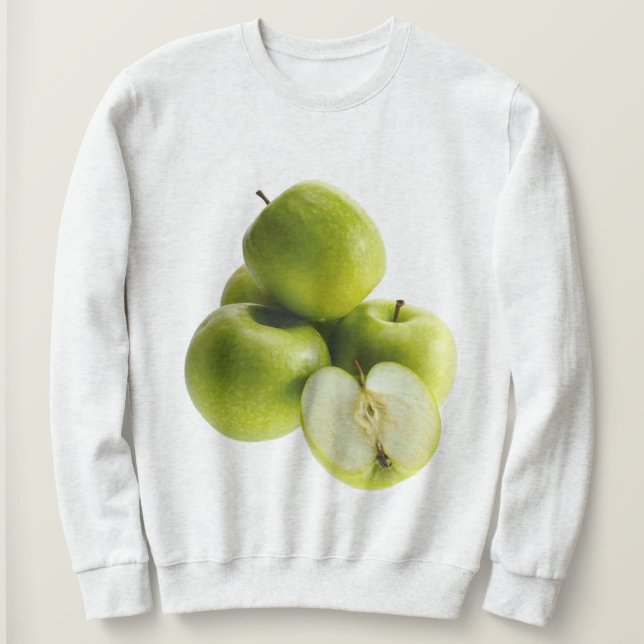 Camiseta "Maçãs Verdes" Foto Bela. Comprar Agora (Frente do Design)