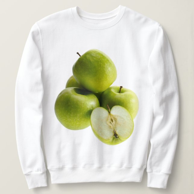 Camiseta "Maçãs Verdes" Foto Bela. Comprar Agora (Frente do Design)