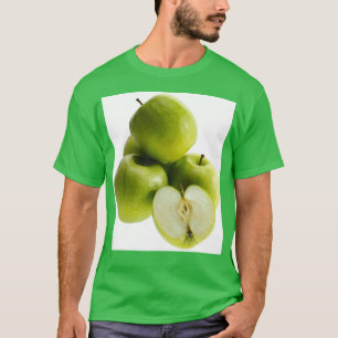 Camiseta "Maçãs Verdes" Foto Bela. Comprar Agora