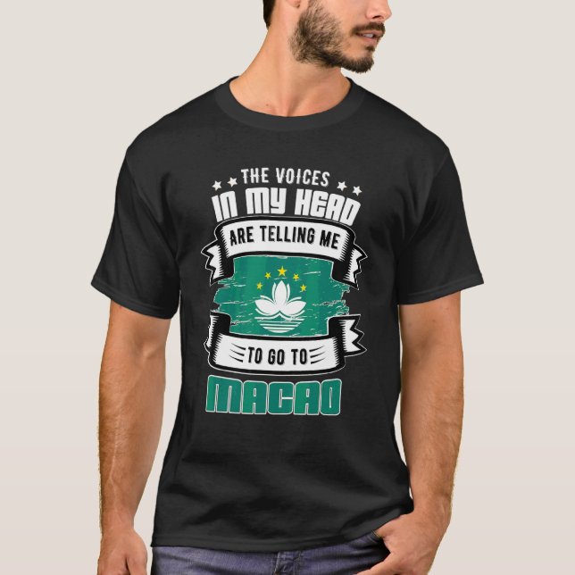Camiseta Macau na Minha Cabeça (Frente)