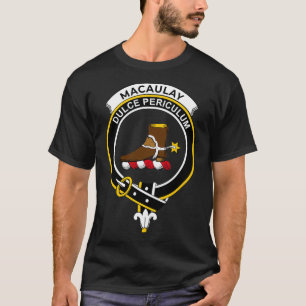 Camiseta MacAulay Crest Tartan Clan Escocês Clã 1