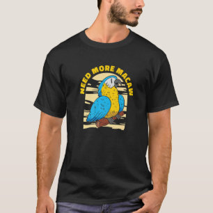 Camiseta Macaw Bird Owner Ornithologista Parrots
