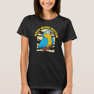 Camiseta Macaw Bird Owner Ornithologista Parrots