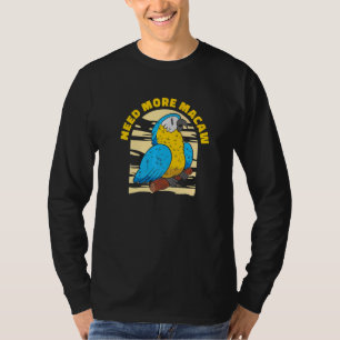 Camiseta Macaw Bird Owner Ornithologista Parrots
