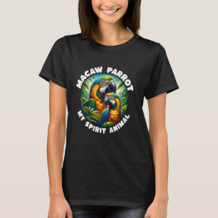 Camiseta Macaw Papagaio Funny