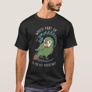 Camiseta Macaw Parrot Aaaa, Curioso Pet Mini Maca