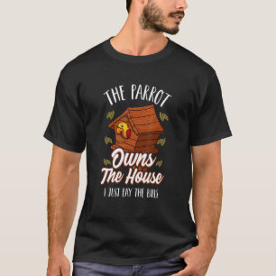 Camiseta Macaw Parrot Para Pássaros Parrot É Proprietário D