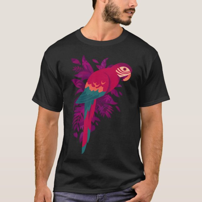 Camiseta Macaw Silhouette (Frente)