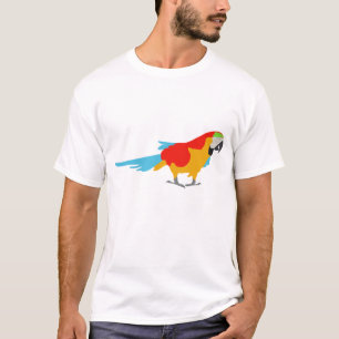 Camiseta Macaw tropical colorido