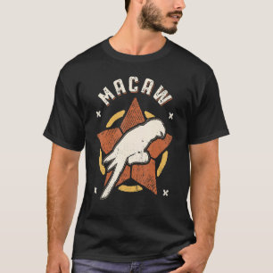 Camiseta Macaw Vintage Retro Classic Animal