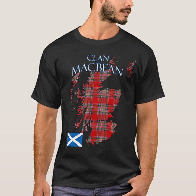 Camiseta MacBean Scottish Clan Tartan Scotland (Frente)