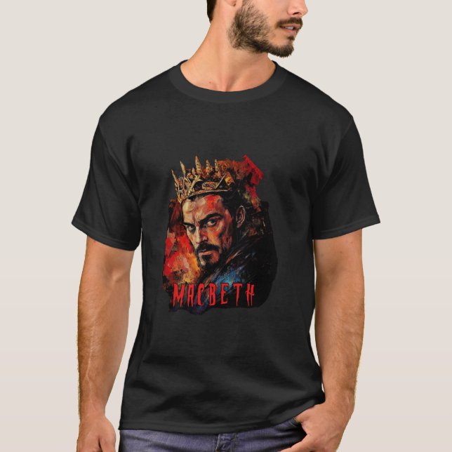 Camiseta Macbeth de William Shakespeare (Frente)