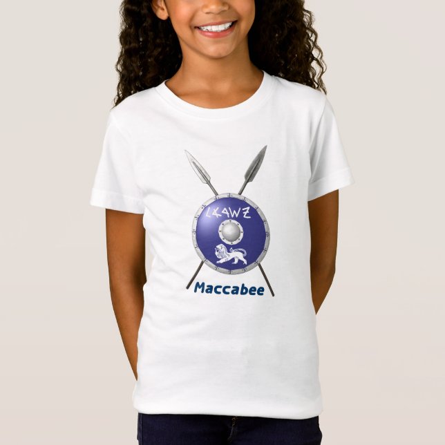 Camiseta Maccabee Shield e Spears (Frente)