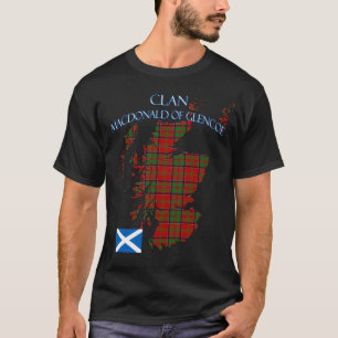 Camiseta MacDonald de Glencoe Scottish Clan Tartan Scotland