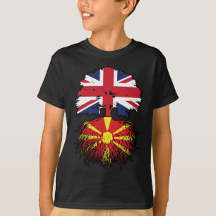 Camiseta Macedônia Macedônia Macedônia Reino Unido