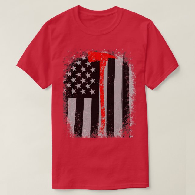 Camiseta Machado dos bombeiros (Frente do Design)