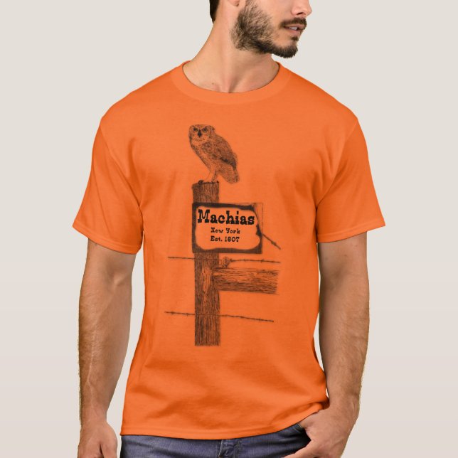 Camiseta Machias NY (Frente)