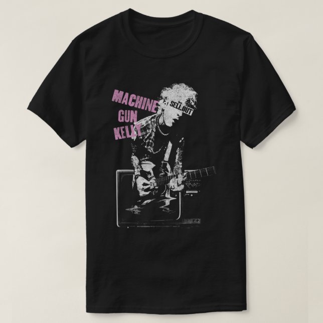 Camiseta Machine Gun Kelly  TV Warp  (Frente do Design)