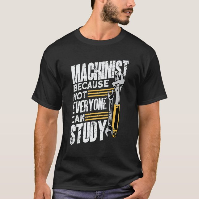 Camiseta Machine Operator Machinist (Frente)