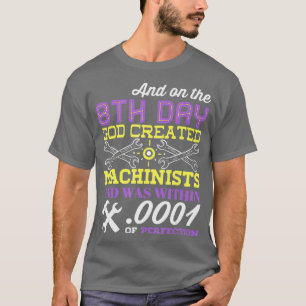 Camiseta MACHINISTA Deus Criou Machinistas