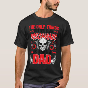 Camiseta Machinista Papa Melhor Do Que Mecânico Está Sendo