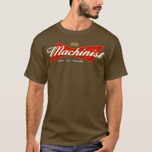 Camiseta Machinista Rei dos Negócios Engraçado Machinista