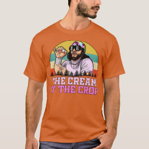 Camiseta Macho Man O Creme Do Bolsa De Vintage Da Culpa