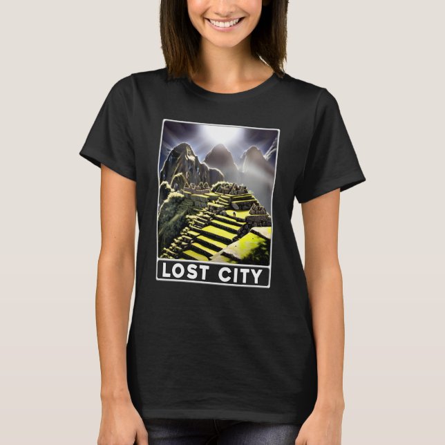 Camiseta Machu Picchu Cordilheira Peru Cidade Perdida (Frente)