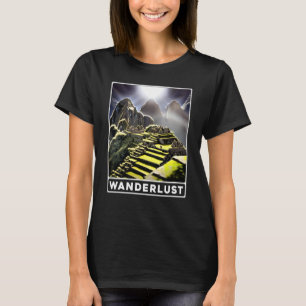 Camiseta Machu Picchu Cordilheira Peru Sede de Viagem