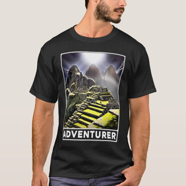 Camiseta Machu Picchu Cordillera Peru Adventurer (Frente)