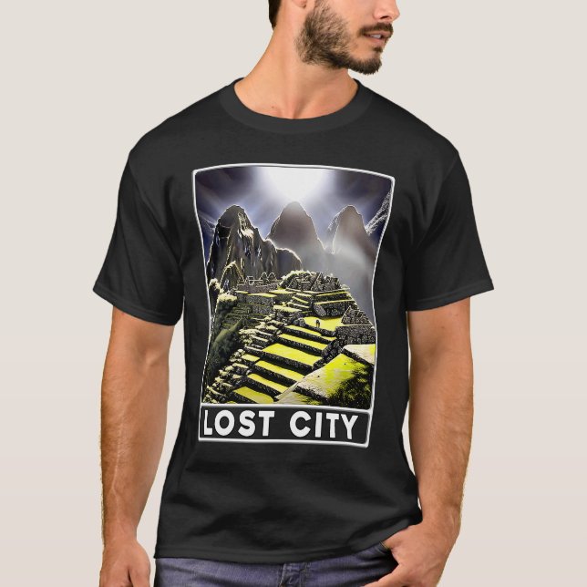Camiseta Machu Picchu Cordillera Peru Lost City (Frente)
