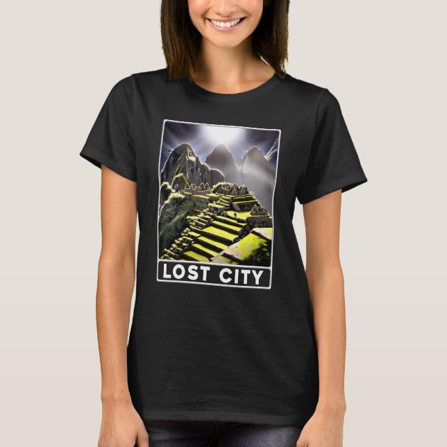 Camiseta Machu Picchu Cordillera Peru Perdido (Frente)
