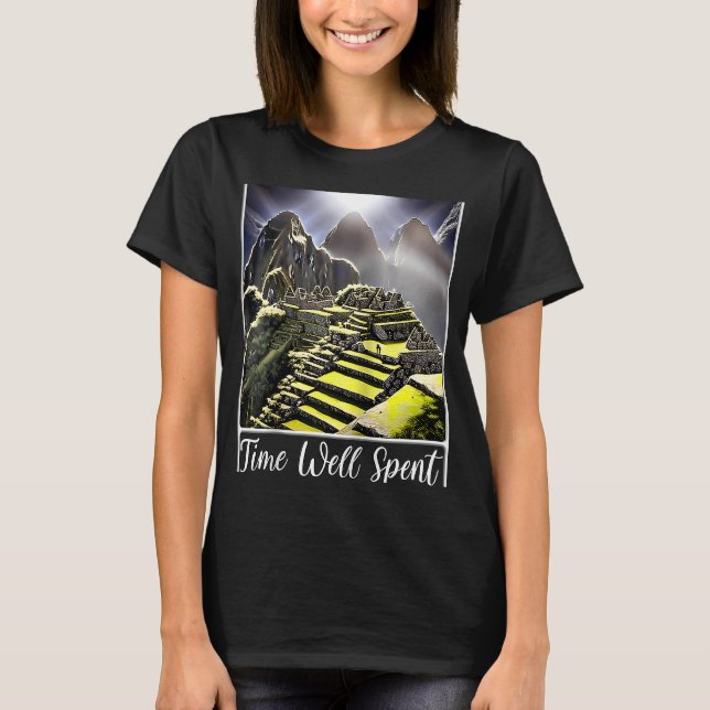 Camiseta Machu Picchu Cordillera Peru Time well Gastou Ragl (Frente)
