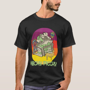 Camiseta Machu Picchu Inca Peru Camel arruinou a cidade sul