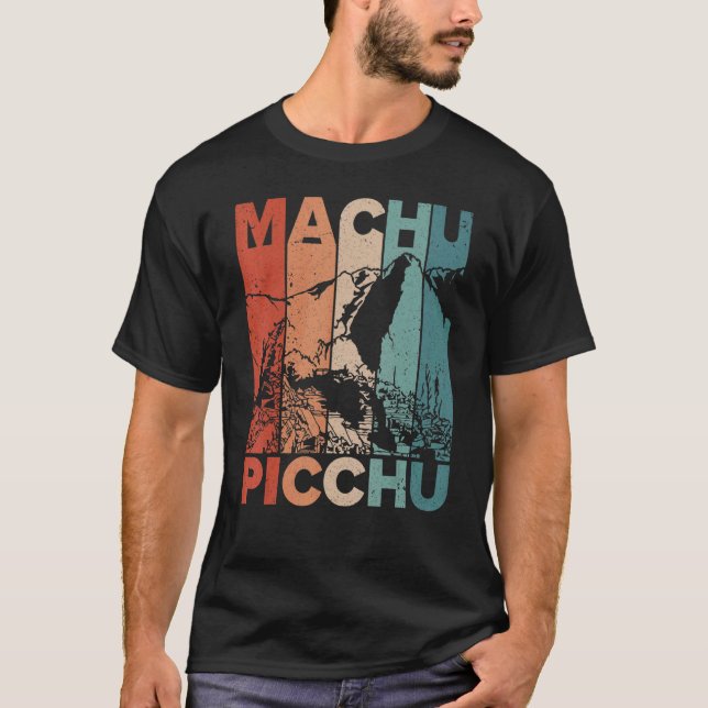 Camiseta Machu Picchu Peru Inca Retro Vintage 1 (Frente)