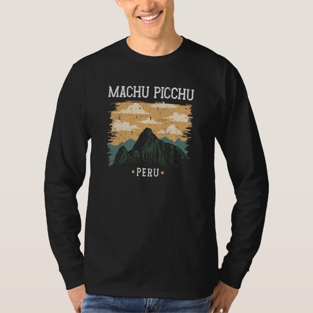 Camiseta Machu Picchu Peru Peruvian Vacation Souvenir Touri (Frente)