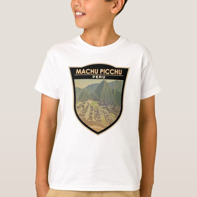 Camiseta Machu Picchu Peru Viagem Art Vintage (Frente)