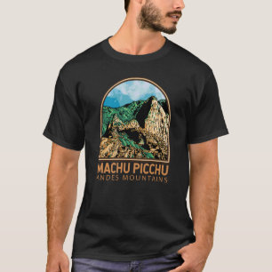 Camiseta Machu Picchu Peru Vintage Emblem
