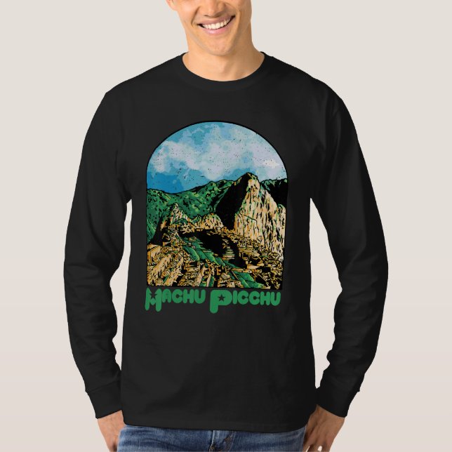 Camiseta Machu Picchu Souvenir Peru Ruined city South Ameri (Frente)