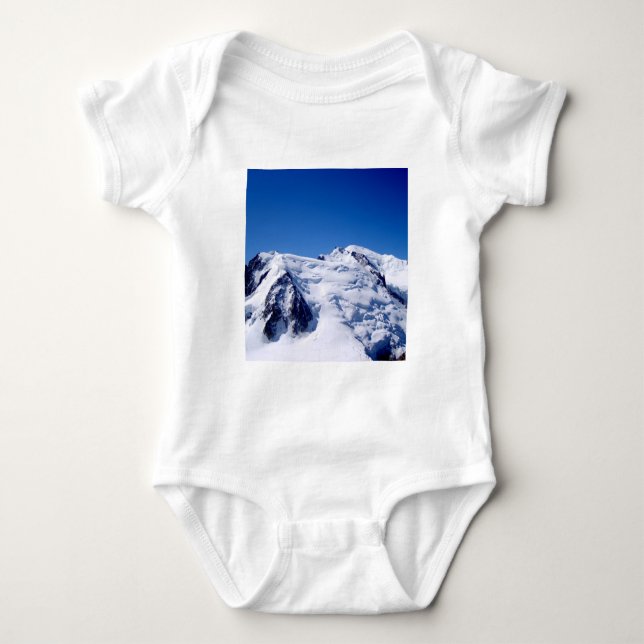 Camiseta Maciço montanhoso do Monte Branco (Frente)