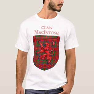 Camiseta MacIntosh Tartan - Xadrez escocesa - Lion Rampant