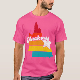 Camiseta Mackay Queensland Vintage angustiou Souvenir 2
