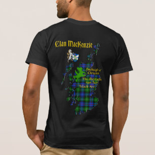 Camiseta MacKenzie Clan & Tartan Map2