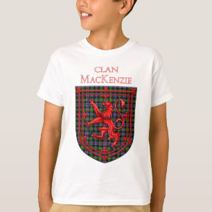 Camiseta MacKenzie Tartan - Xadrez escocesa Rampant