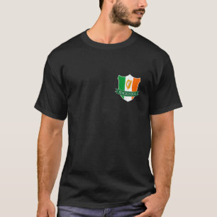 Camiseta MACKINNON Nome Irlandês Bandeira da Irlanda Harpa 