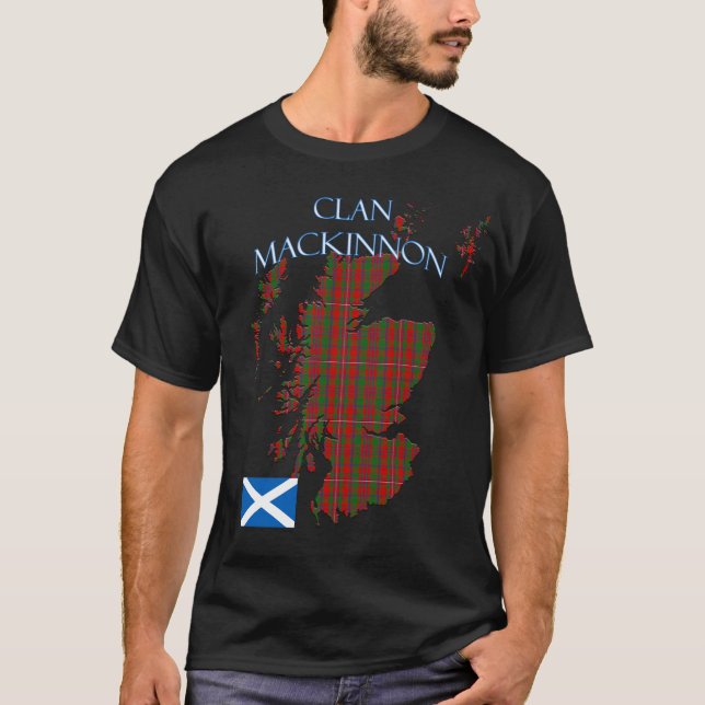 Camiseta MacKinnon Scottish Clan Tartan Scotland (Frente)