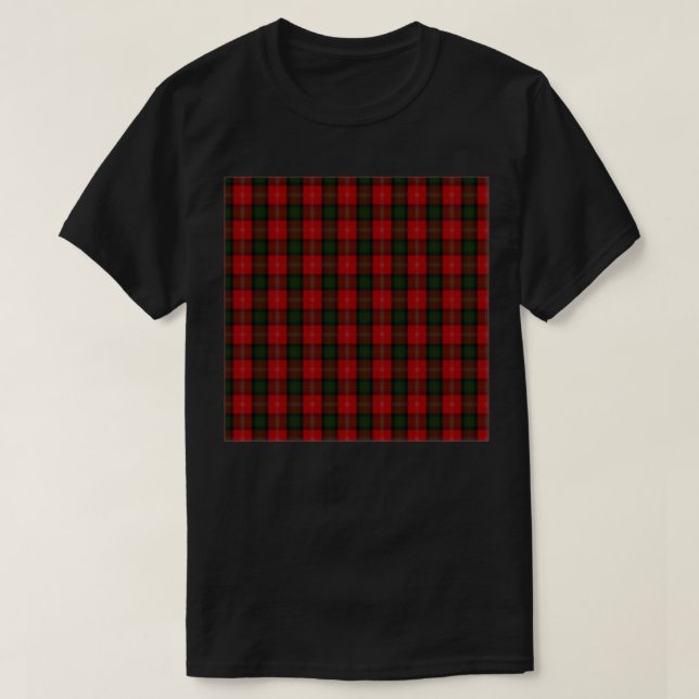 Camiseta Mackintosh Clan Tartan (Frente do Design)