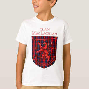 Camiseta Maclachlan Tartan Scottish Plaid Lion Rampant