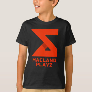 Camiseta Macland Playz Oficial Merch Unisex Black T Shirt
